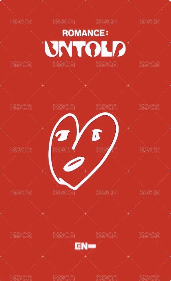 正二 專輯卡 ENGENE ver. 背面