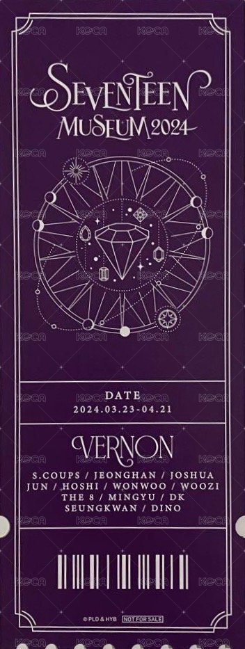 24‘博物館 入場卡 / 場限卡 1st Block  背面