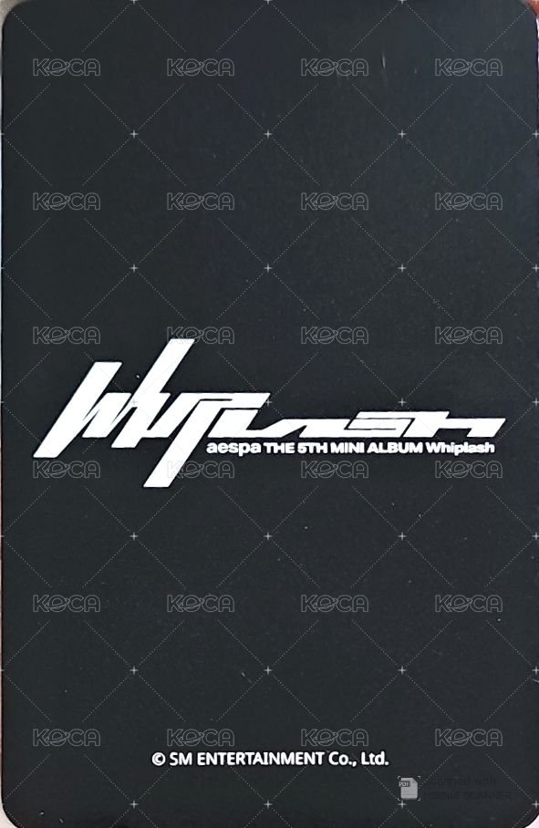 Whiplash am 特典卡 預售寧 背面