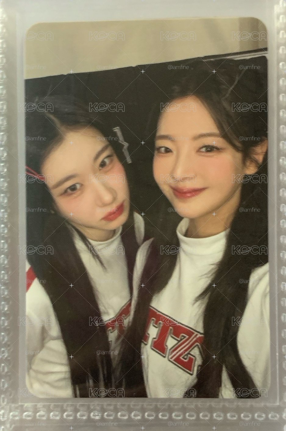 ITZY 四期會員雙人卡 粒領 李彩領大美女 崔Lia樹懶