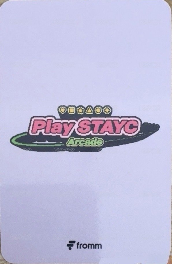 24年曆 fromm 特典卡  背面