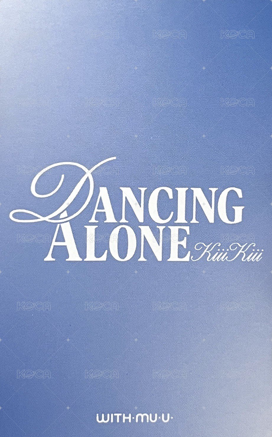 DANCING ALONG wm 4.0 簽售卡  背面