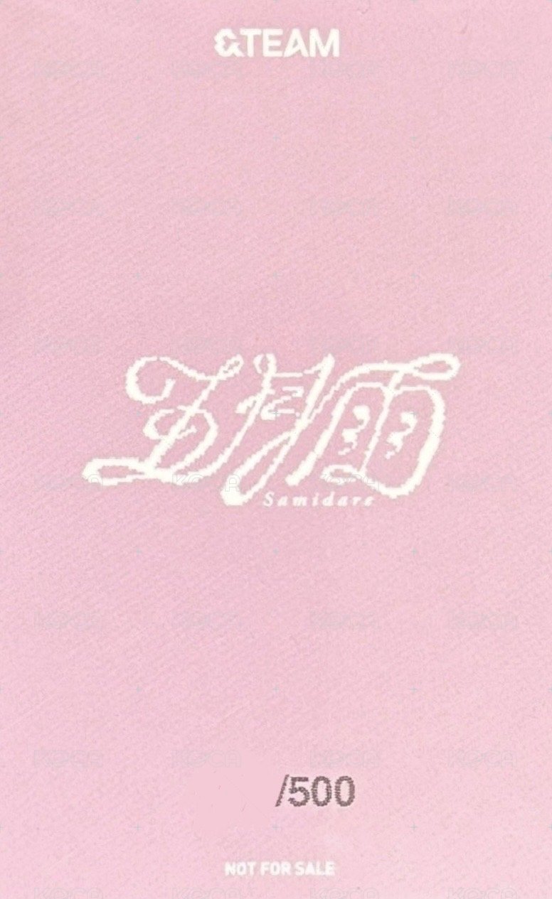 五月雨 (Samidare) 環球 2.0 幸運卡 塗鴉卡/手書 背面