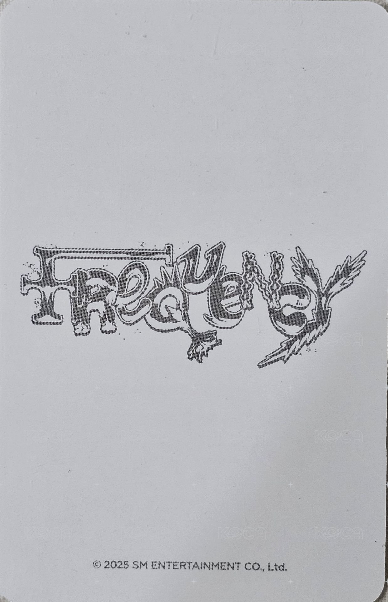 FREQUENCY 隨機卡  背面