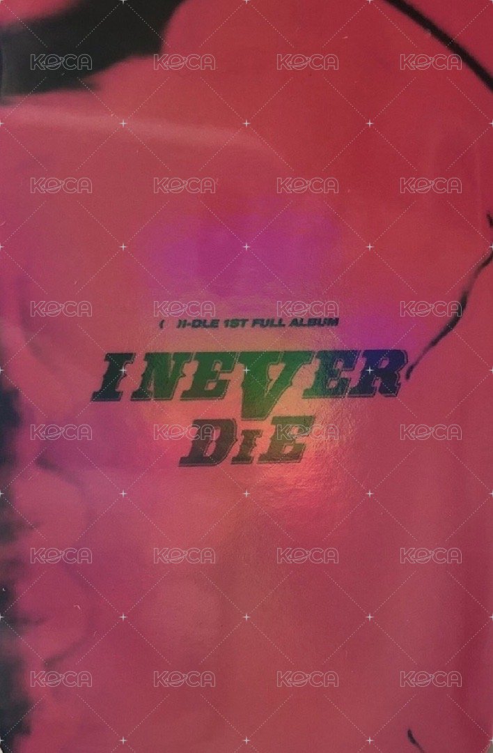 I NEVER DIE kms 特典卡 1.0-麵 背面
