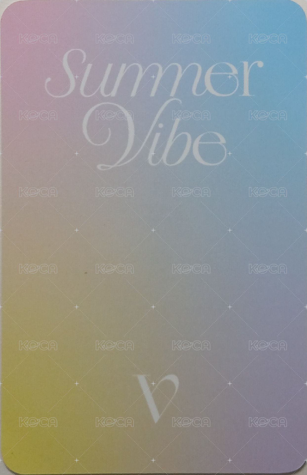 迷二 k4 特典卡  背面