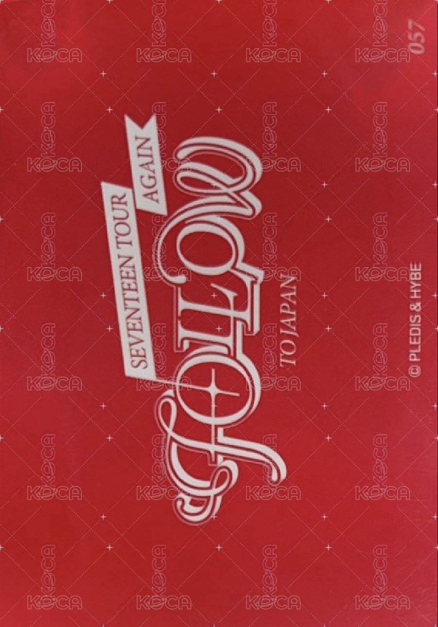 FOLLOW AGAIN 隨機卡 57 閃卡 背面