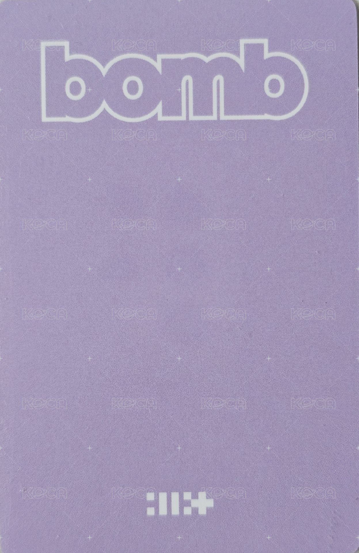 bomb yzy 線上1.0 簽售卡  背面