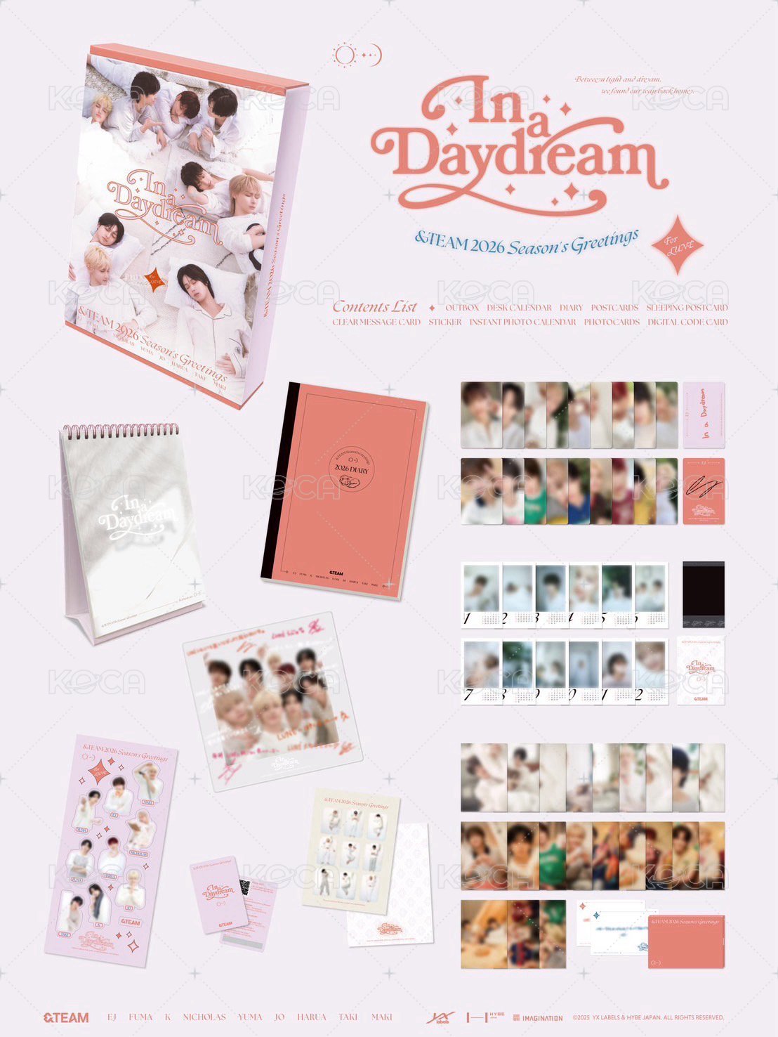 2026年曆 In a Daydream