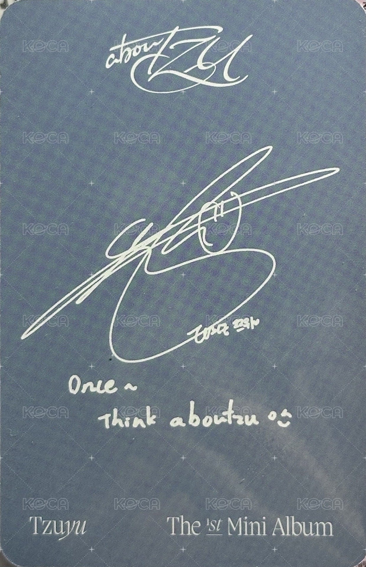 aboutTzu  專輯卡  背面