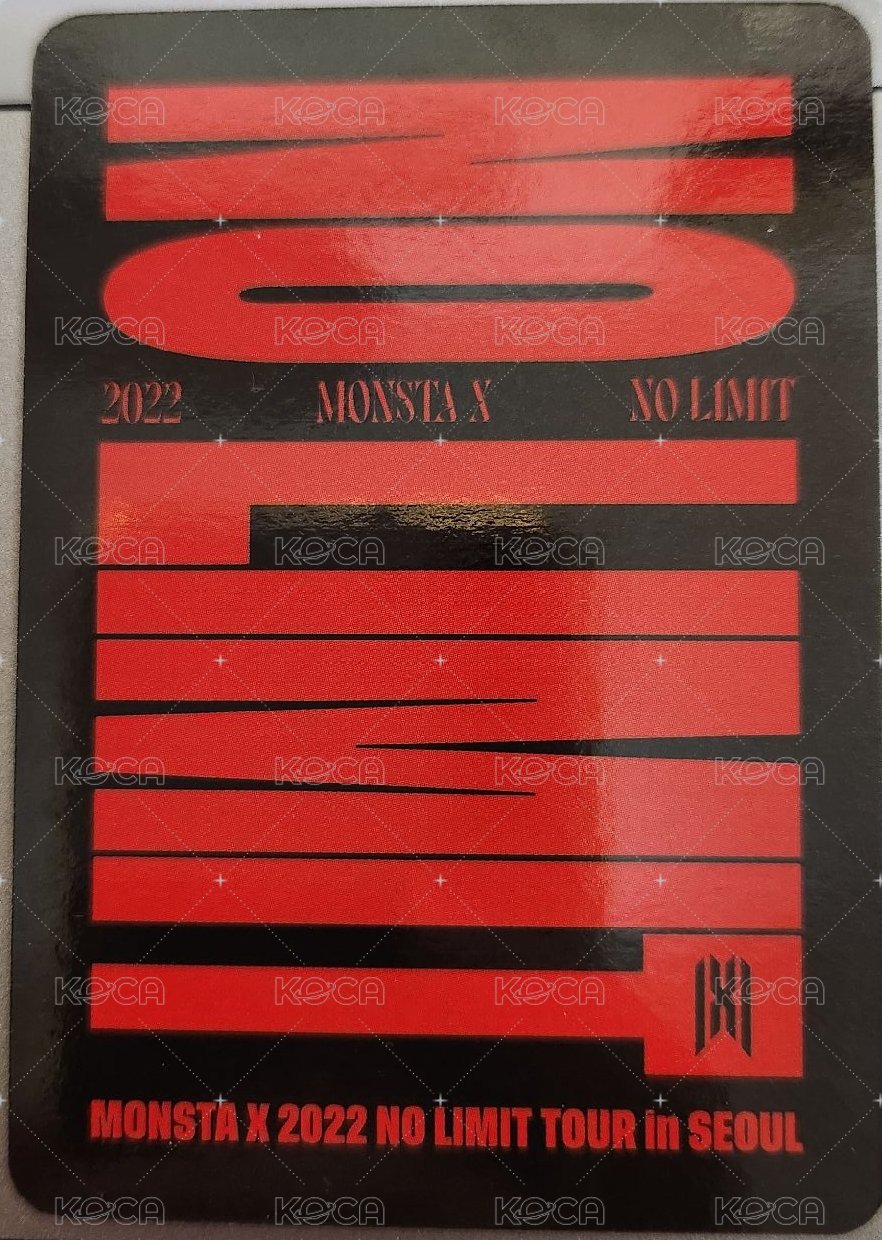 2022巡演首爾場 周邊卡 隨機卡包 背面