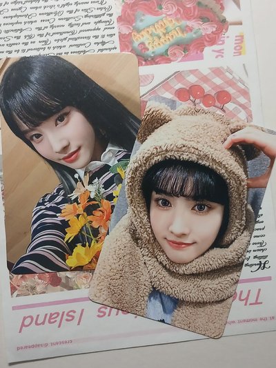 STAYC雙面卡 小熊潤 拿花潤