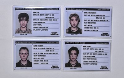 SEVENTEEN Happy Burstday new burstday ver.