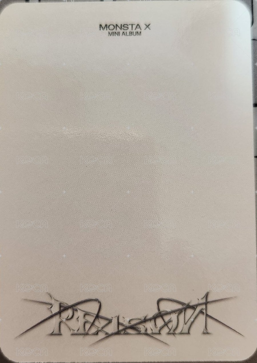 REASON 專輯卡 第三版 背面