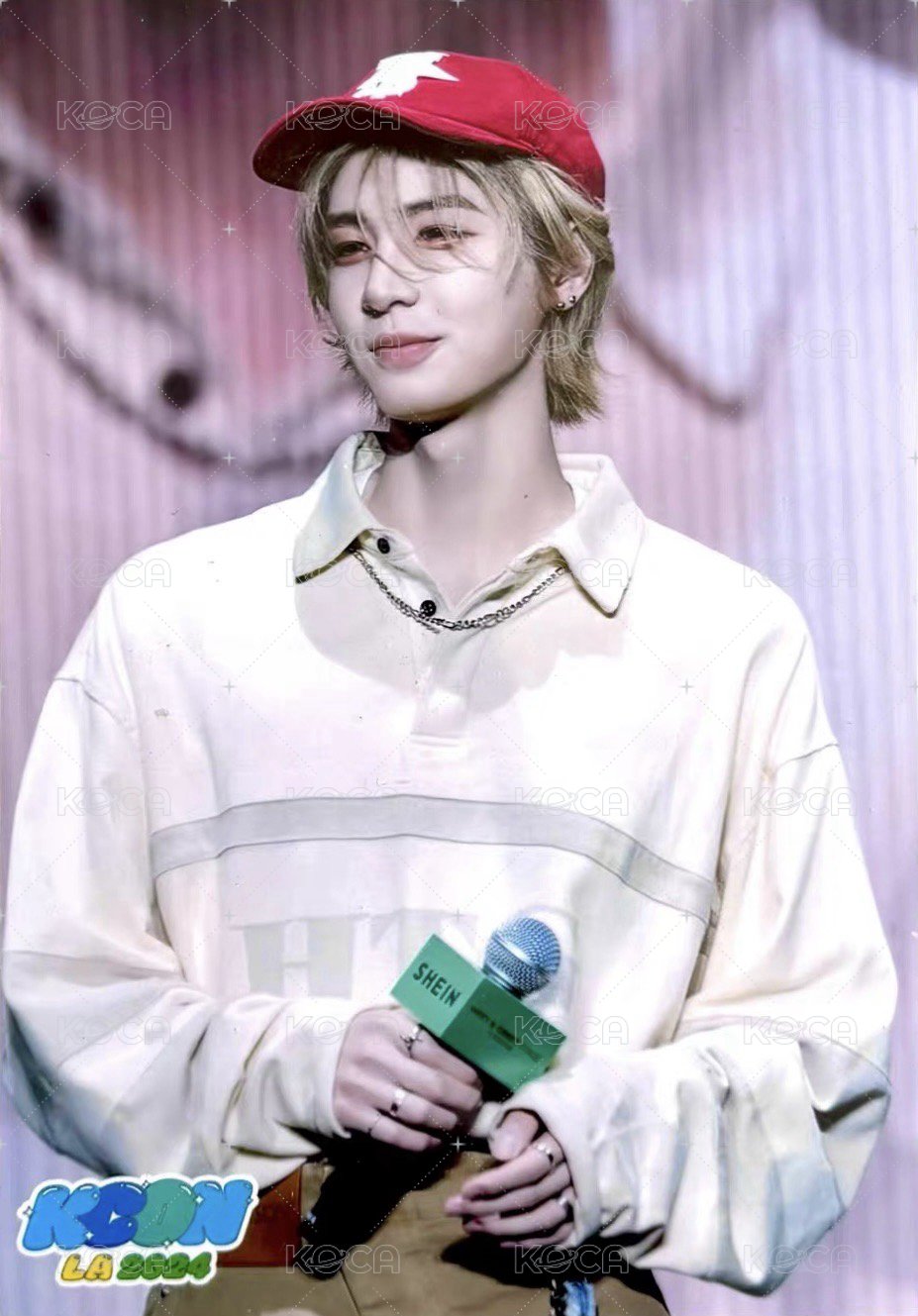 24 kcon la 生寫真 相片卡 5 正面