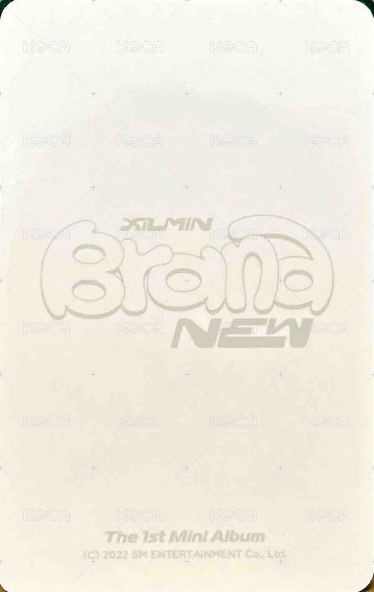 Brand New  周邊卡 閃卡 背面