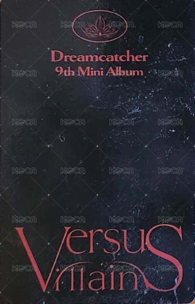 迷你九輯 專輯卡 (電子專專卡) 背面