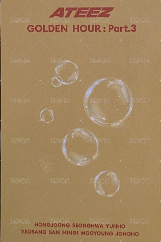 GH3 TOKTOQ 特典卡 吹泡泡 ver. 背面