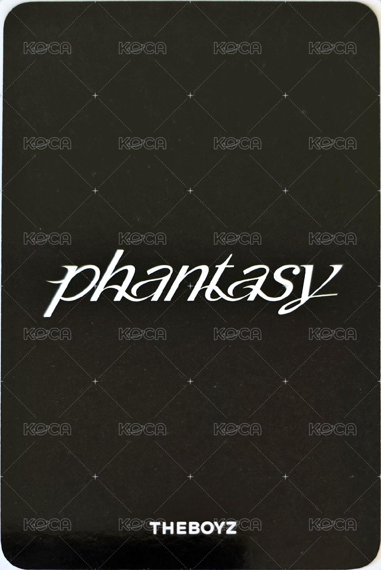 PHANTASY Pt.3 Love Letter k4 1.0 簽售卡 반윤희ver. 背面