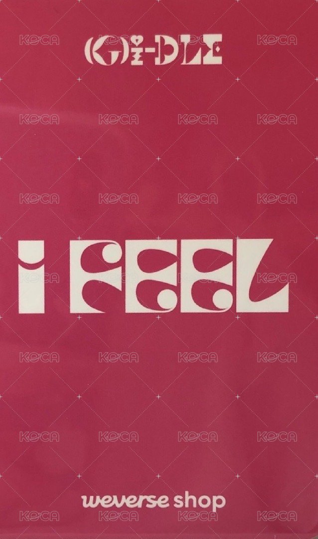 I feel wvs 特典卡 單封-麵 背面