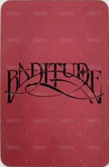 BADITUDE mp 1.0線上 簽售卡  背面