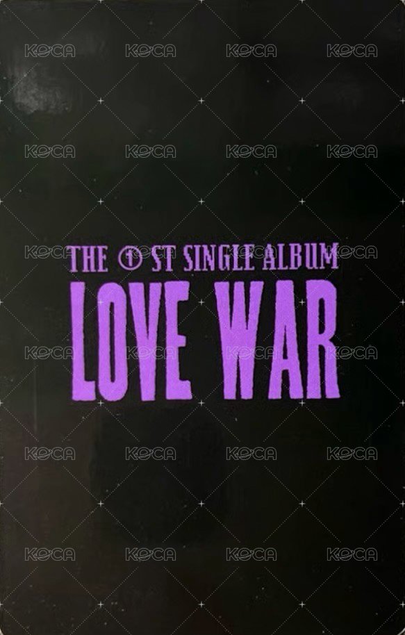 Love War 專輯卡 限量版 背面