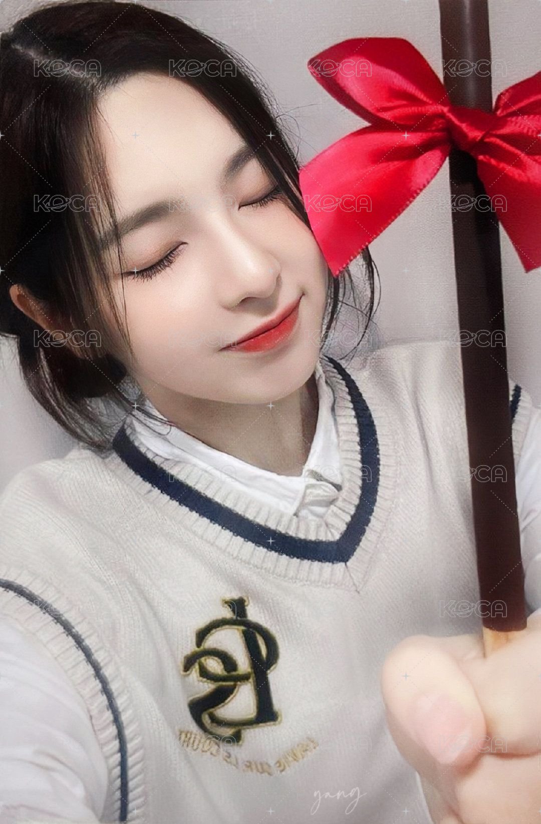 ENTWURF sw 簽售卡 5.0 巧克力棒裴 正面