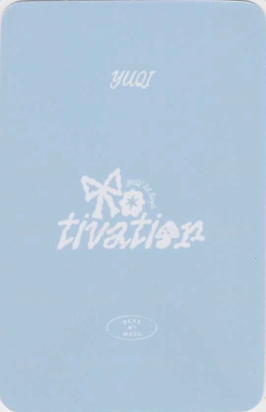 Motivation dmm 預售 特典卡  背面