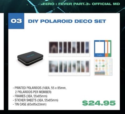 【邊角小損】 ATEEZ x SubK Shop 仿拍立得卡 不拆售