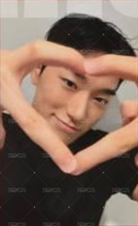 GOLDEN HOUR :  Part.3 In Your Fantasy hello82 LA FANSIGN 簽售卡 LOVE YOU ver. 正面