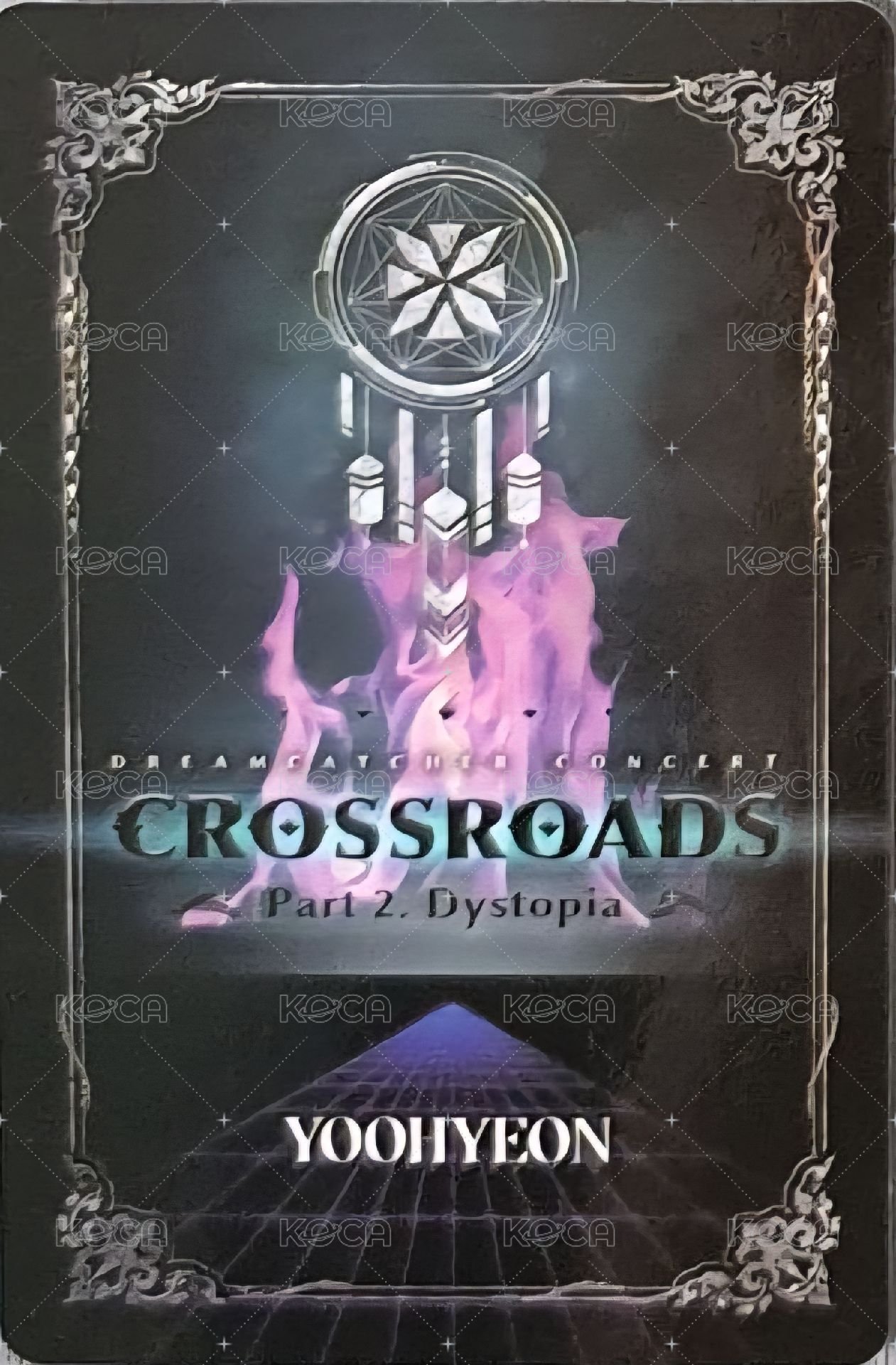 Crossroad線上演唱會 周邊卡  背面