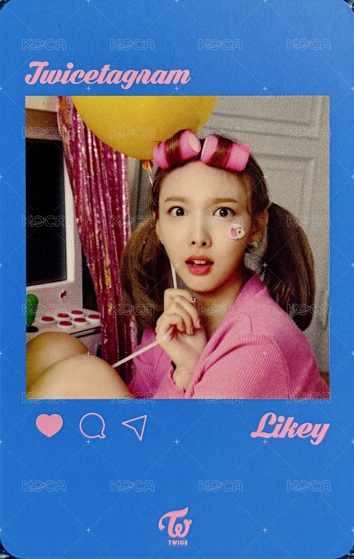Twicetagram 周邊卡 快閃店卡 正面