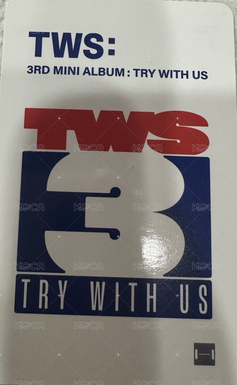 TRY WITH US wm 單封 幸運卡  背面