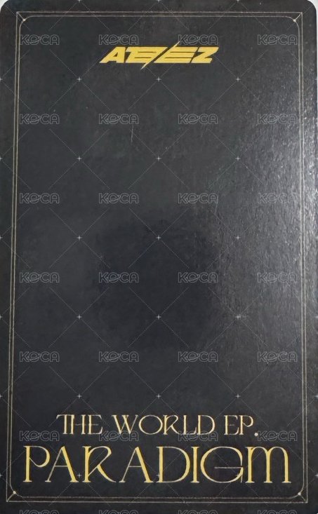 Paradigm 專輯卡 通常盤 背面