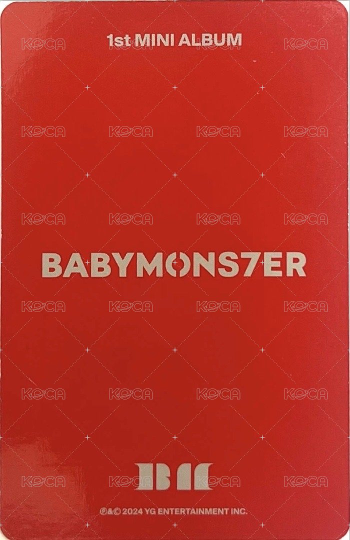 BABYMONS7ER 專輯卡 TAG版專卡 Ruka 背面