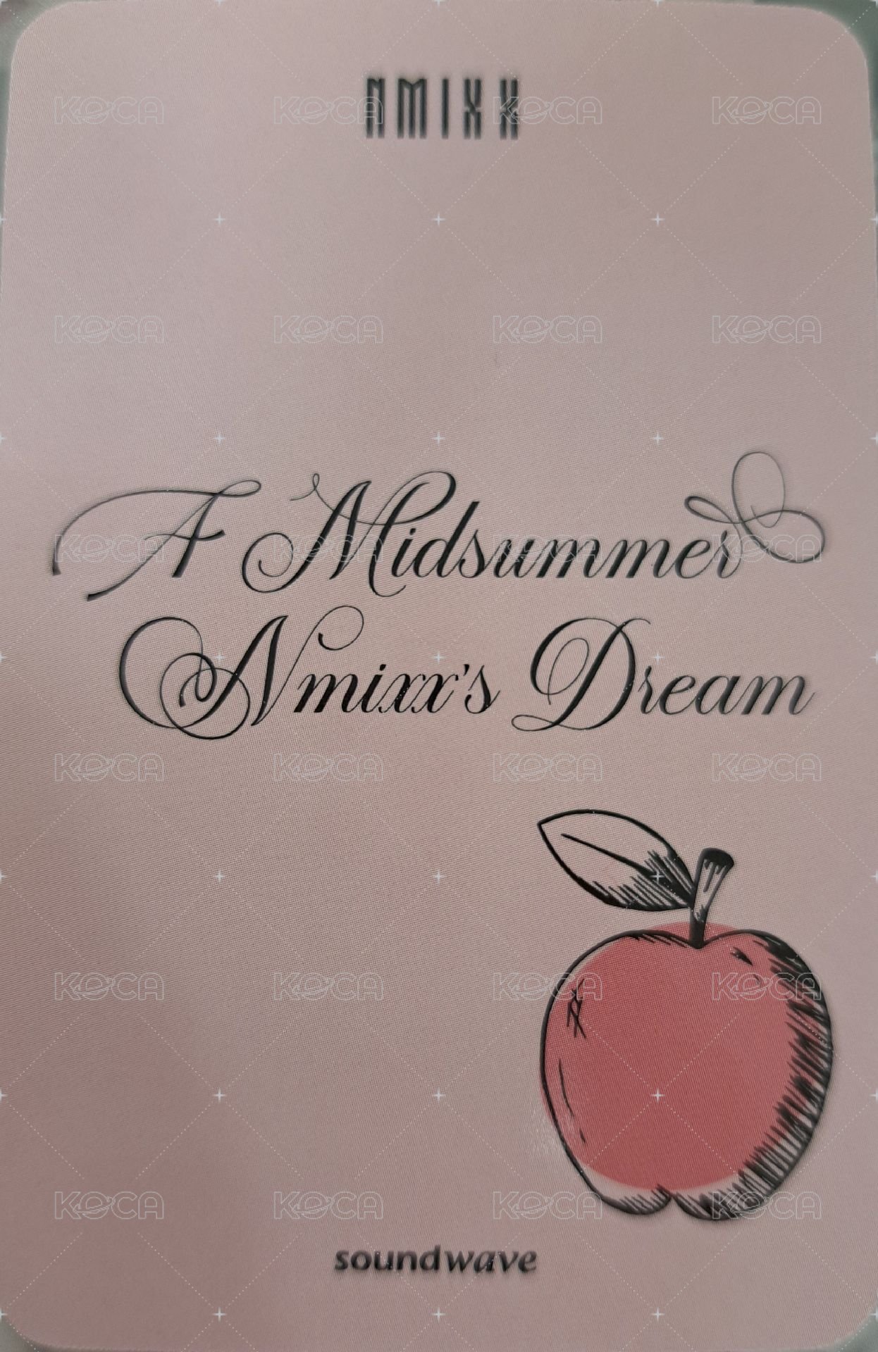 仲夏夜 sw 線下 4.0 簽售卡 水果圭 西瓜圭 背面