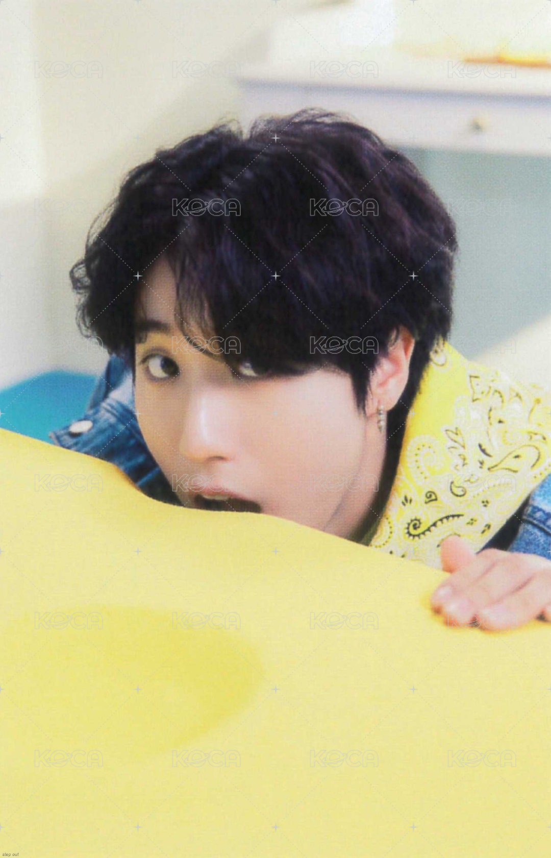 2023 年曆 年曆卡 黃 ver. 正面