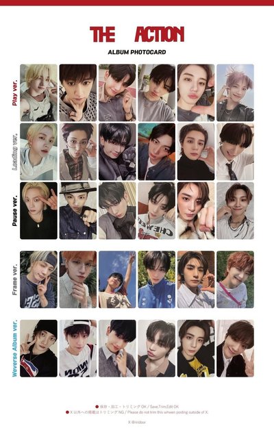 BOYNEXTDOOR The Action 專卡/許願池