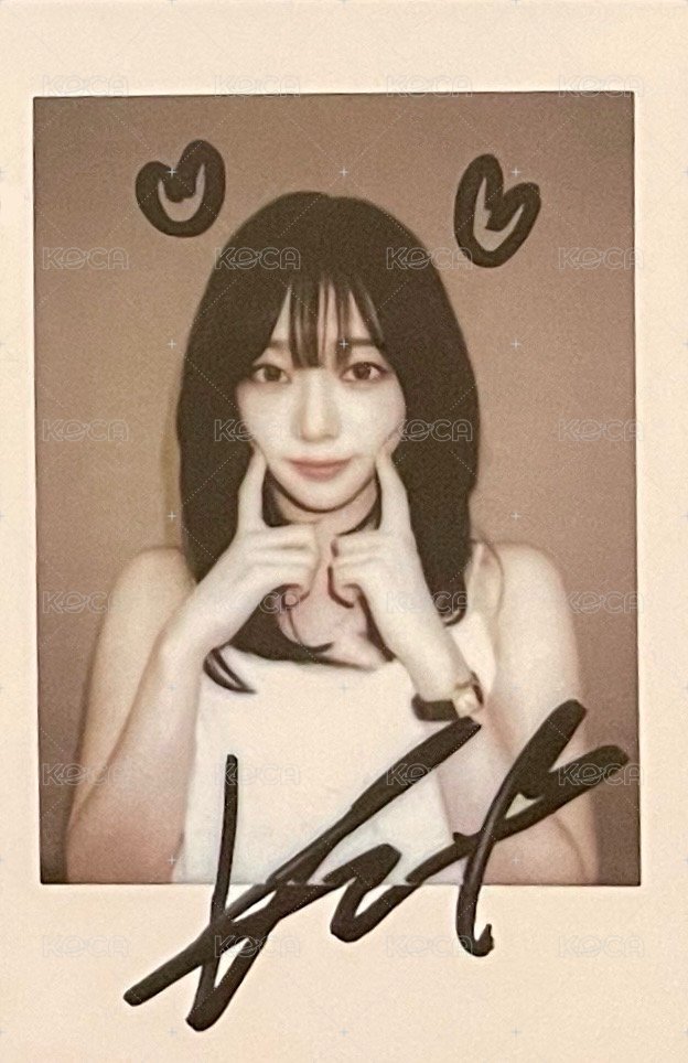 Dirty Work 泡泡摩奇 簽售卡 拍立得 柚 正面