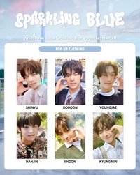 Sparkling Blue 快閃店 衣服卡