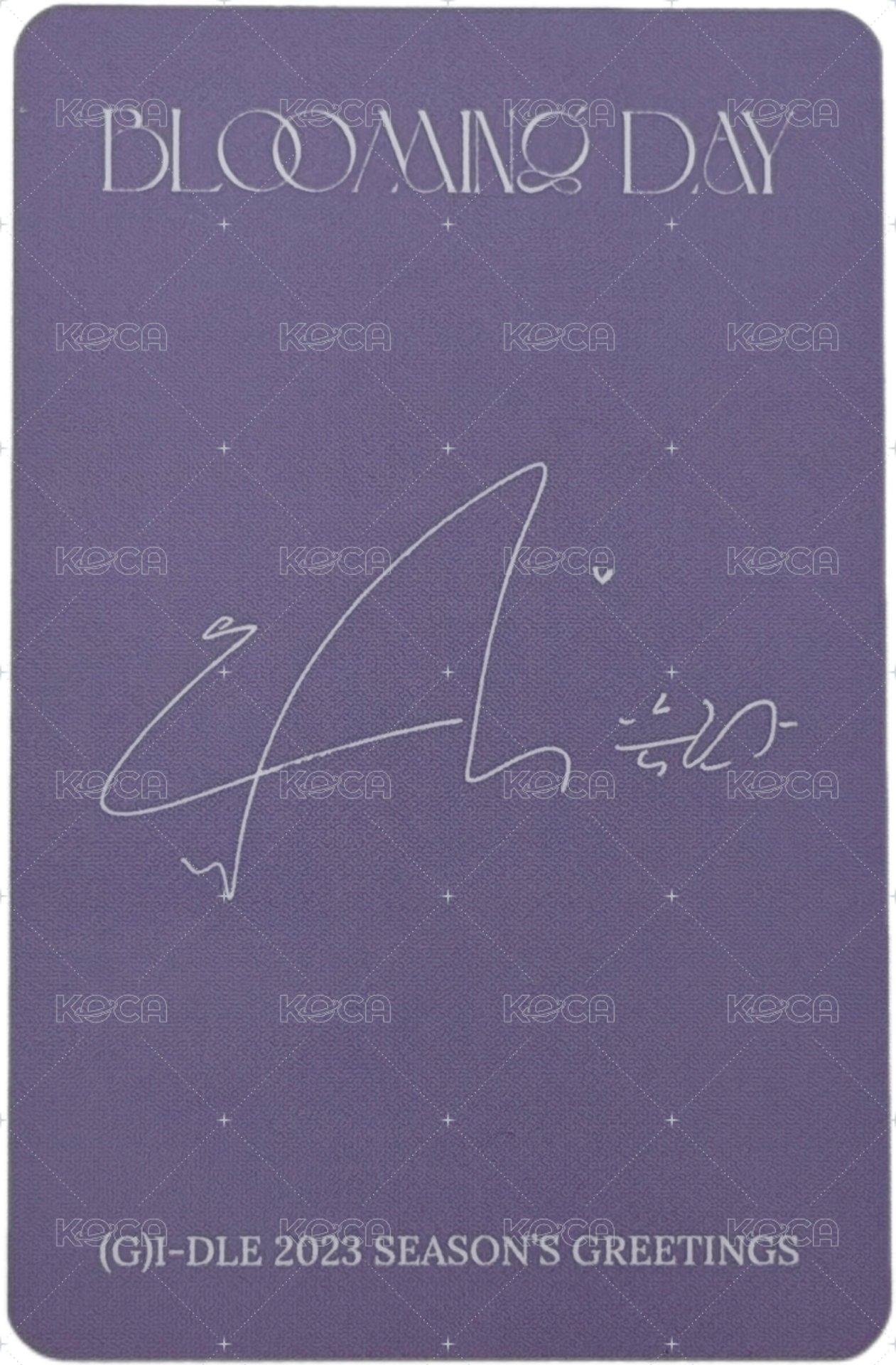 年曆卡 23年曆卡 背面