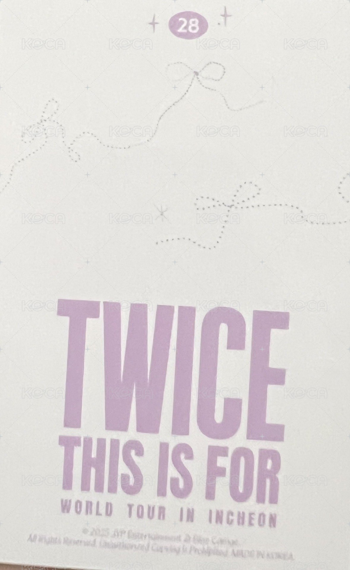 六巡 隨機卡 娜璉-韓-28 背面