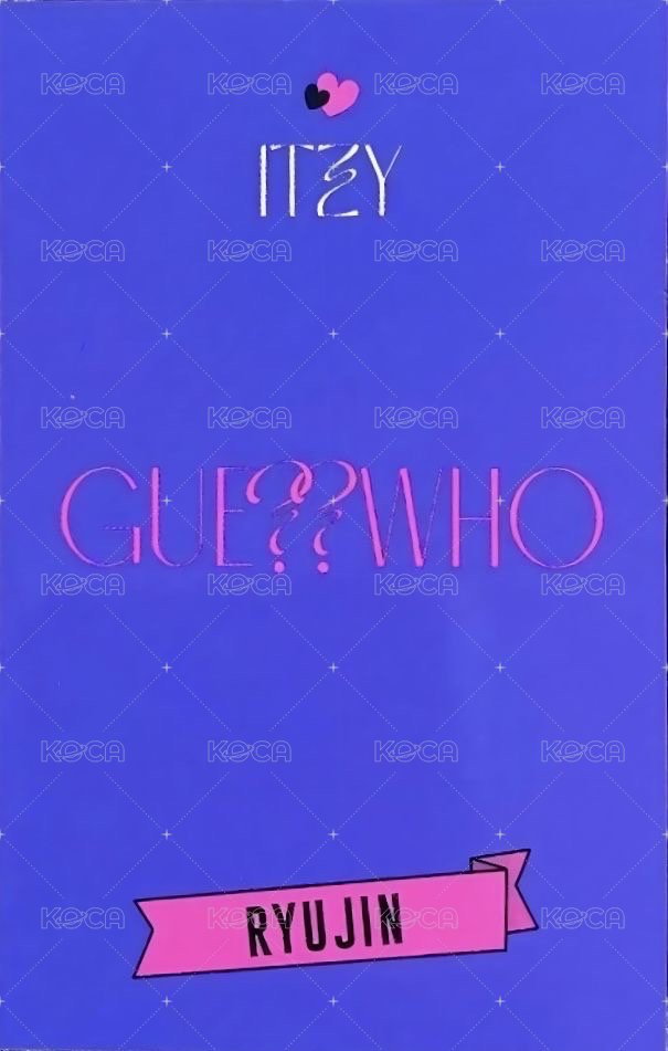 GUESS WHO wd 預售 特典卡  背面