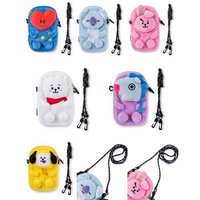 BT21 背包袋子 造型收納斜背包