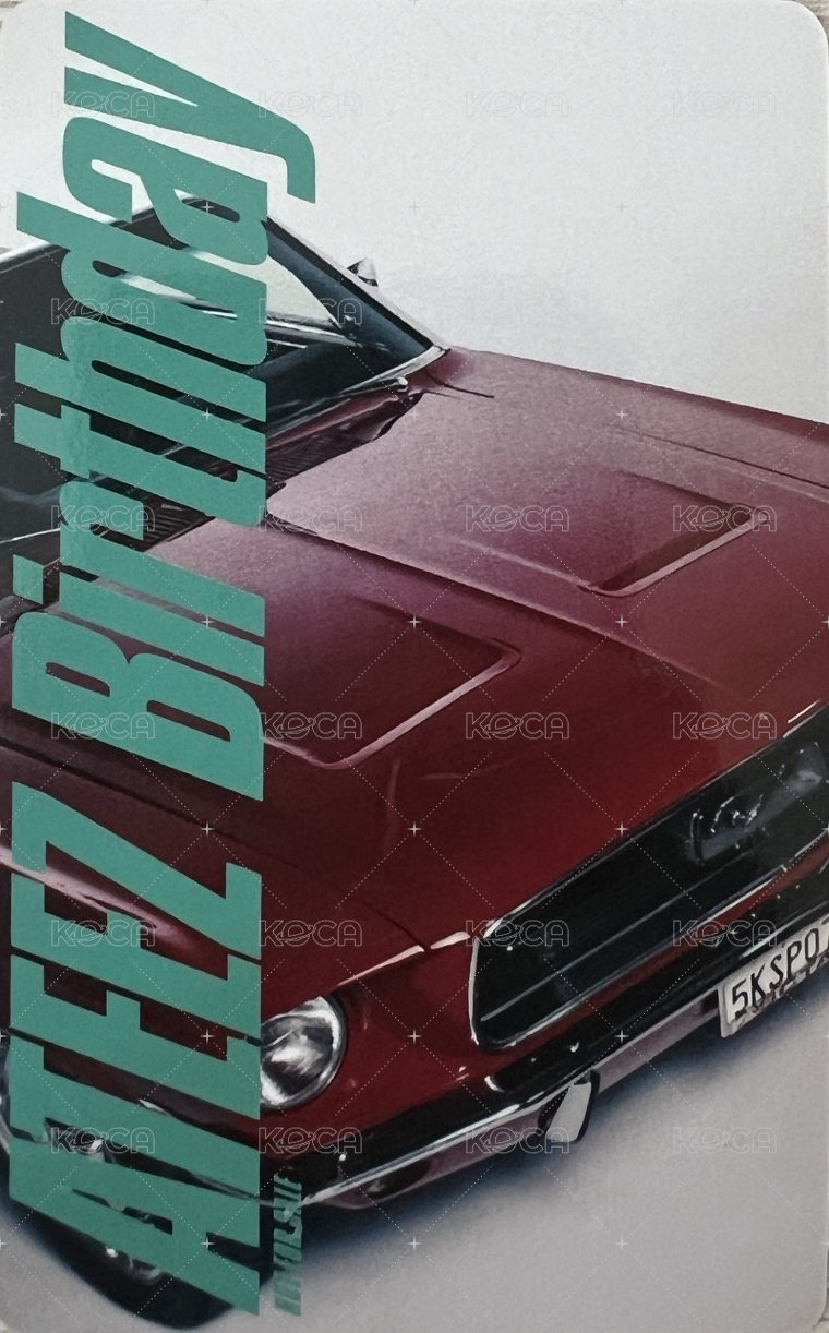 Birthday hmv 線下 幸運卡  背面