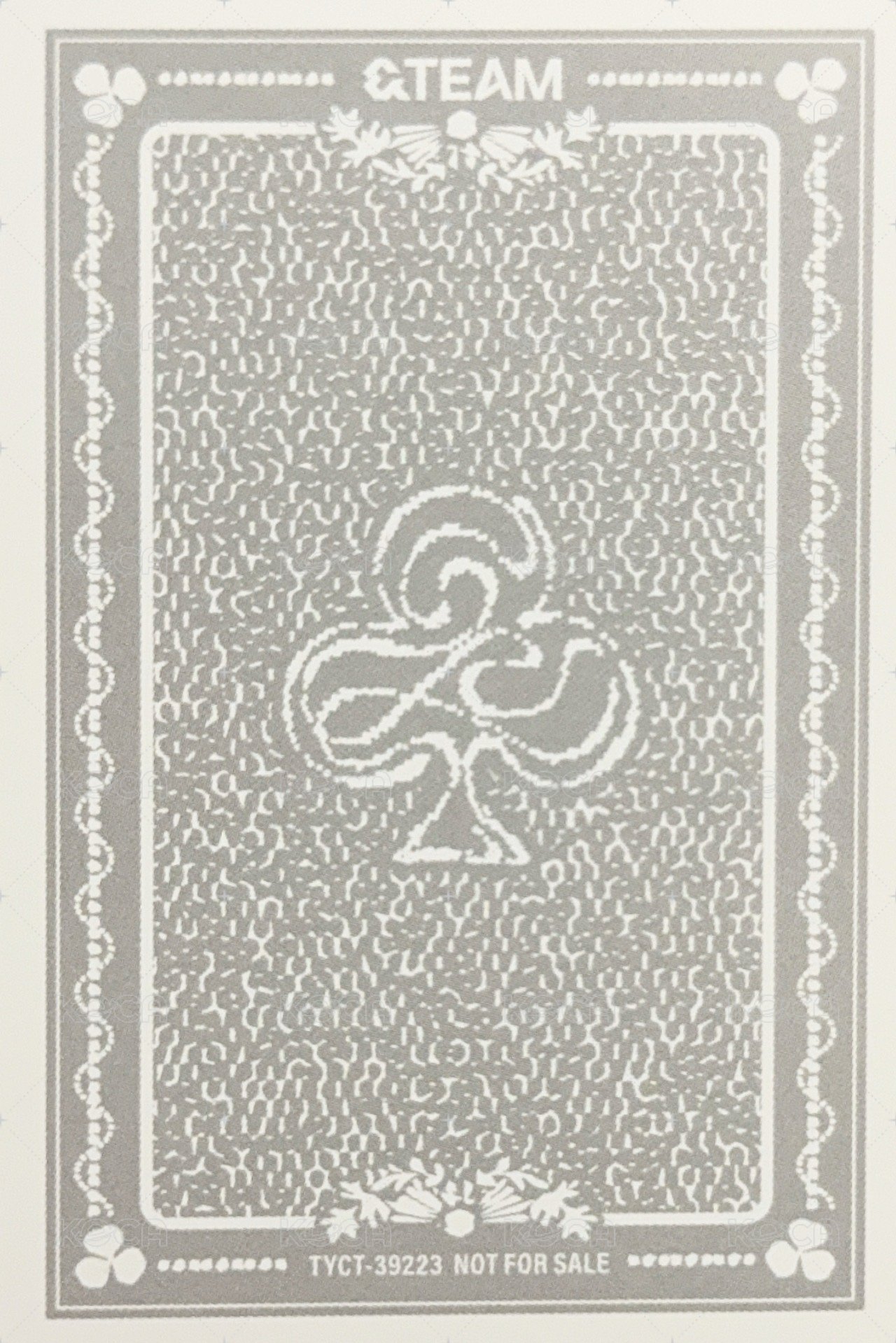 五月雨 (Samidare) 專輯卡 單封專卡 比愛心 背面