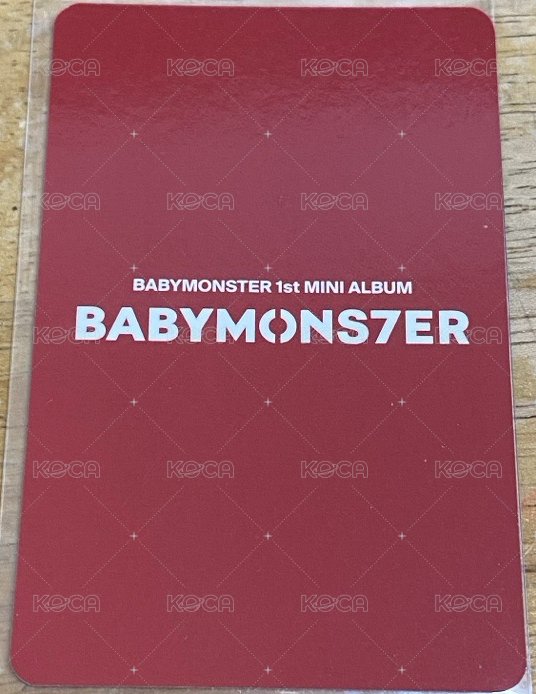BABYMONS7ER 全通路 特典卡 共通特典 背面