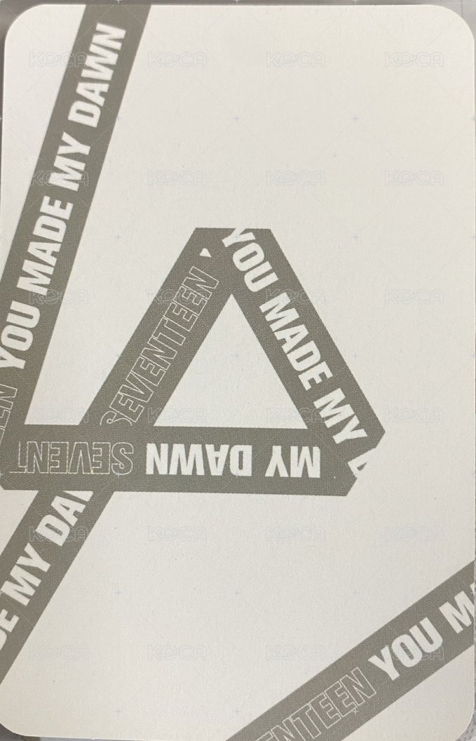 MINI6 專輯卡 DAWN ver. 背面