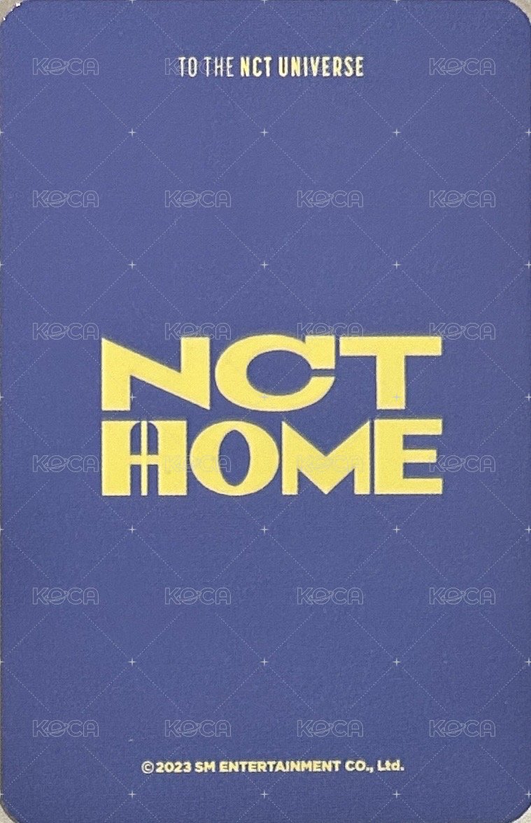 NCT HOME 周邊卡 杯墊卡 背面