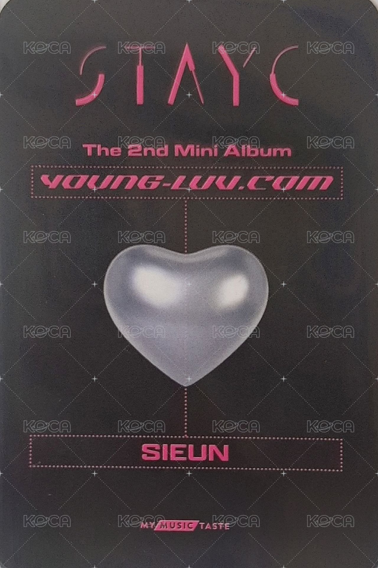 YOUNG-LUV.COM mmt 特典卡  背面